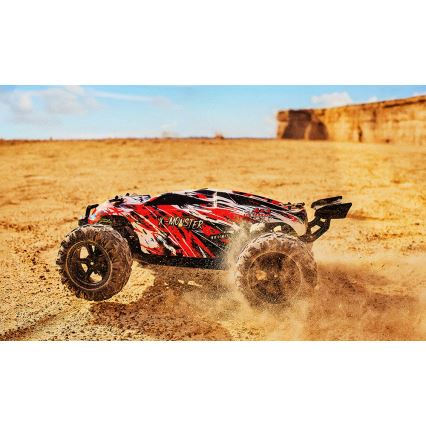 Overmax - pultiga juhitav RC-auto X-MONSTER 3.5 1700 mAh must/punane/roheline