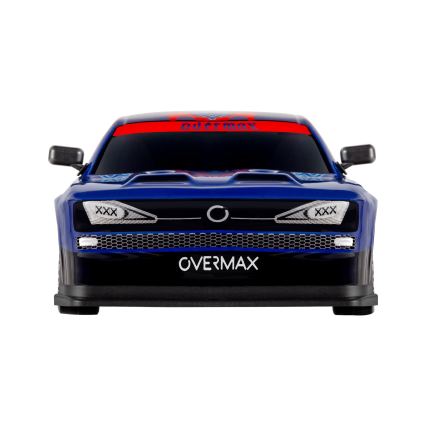 Overmax - RC driftauto kaugjuhtimispuldiga X-OVERSLIDE 1000 mAh must/roheline/sinine/punane
