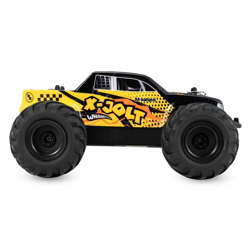 Overmax - X-JOLT kaugjuhtimisega RC-auto, 1000 mAh, must/kollane