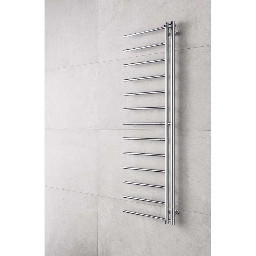 P.M.H. AP2C-L - Vannitoa rätikuivati APOLLO 219W 150 cm vasakpoolne läikiv kroom