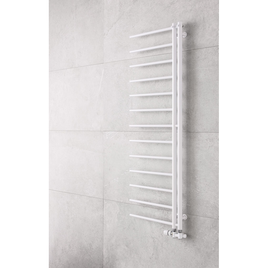 P.M.H. AP2W-L - Vannitoa redelradiaator APOLLO 346W 150 cm parempoolne/valge