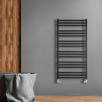 P.M.H. AV4B - Vannitoa redelradiaator AVENTO 567W 121 cm must