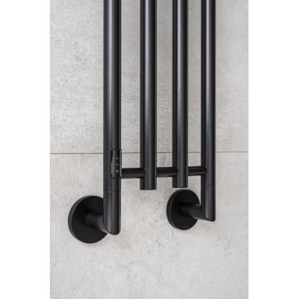 P.M.H. MO1B-RK - Elektriline rätikuivati MONA 93W/230V 153,3 cm IP44 must