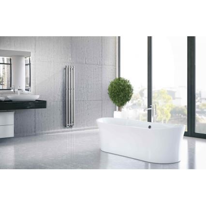P.M.H. PX2C/4 - Vannitoa redelradiaator PLUTO X 350W 150 cm läikiv kroom