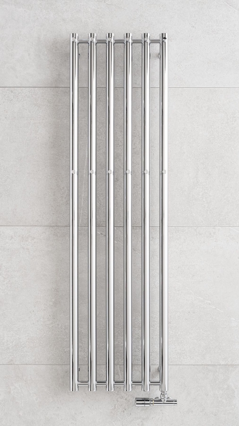 P.M.H. R2C/6 - ROSENDAL vannitoa redelradiaator, 525 W, 150 cm, läikiv kroom