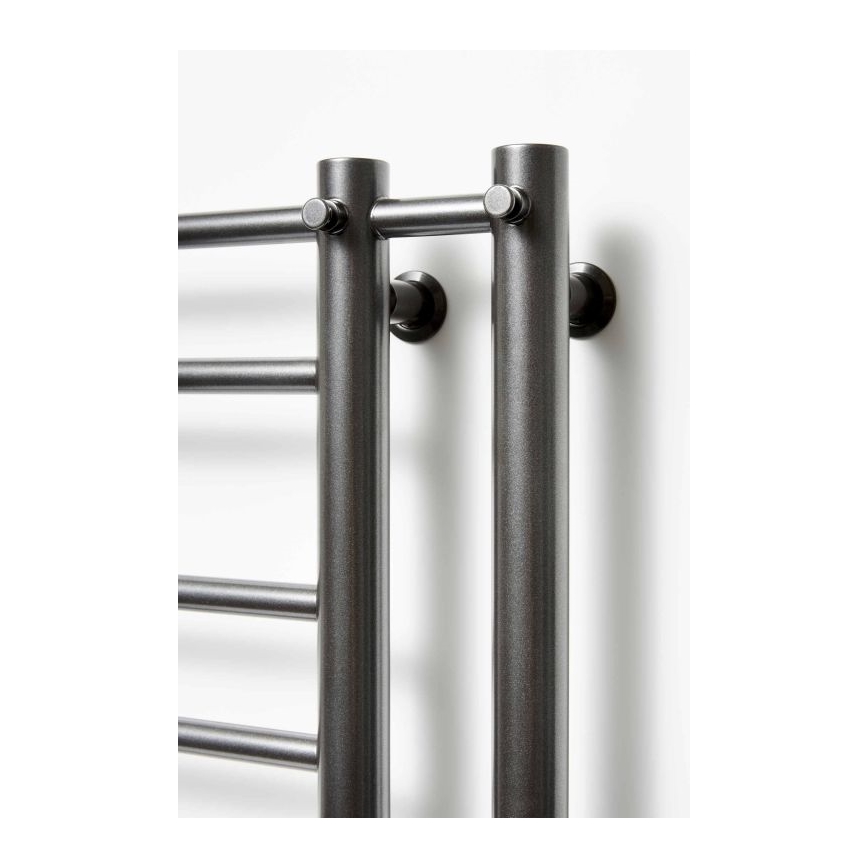 P.M.H. T2B-L - Vannitoa redelradiaator THEIA 352W 154 cm vasakpoolne/must