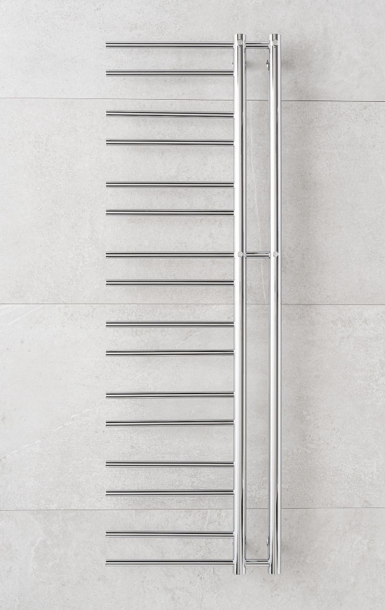 P.M.H. T2C-L - vannitoa redelradiaator THEIA 352W 154 cm vasakpoolne/läikiv kroom