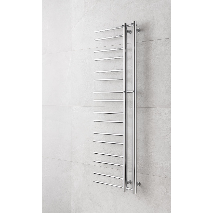 P.M.H. T2C-L - vannitoa redelradiaator THEIA 352W 154 cm vasakpoolne/läikiv kroom