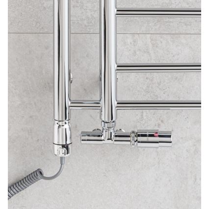 P.M.H. T2C - Vannitoa redelradiaator THEIA 352 W 154 cm parempoolne/läikiv kroom