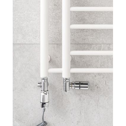 P.M.H. T2W - Vannitoa rätikuradiaator THEIA 352W 154 cm parempoolne/valge