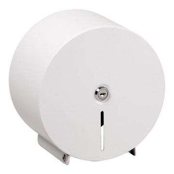 Paberihoidja 20x20 cm roostevabast terasest/valge