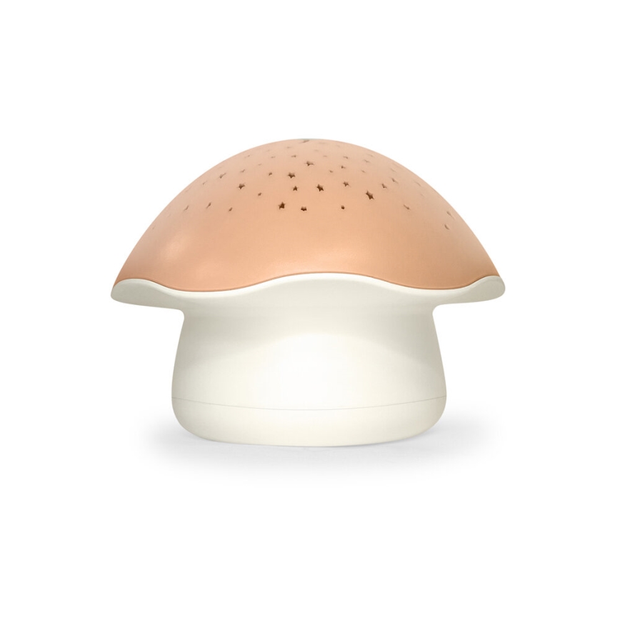 PABOBO - Projektor koos melody STAR MUSHROOM 3xAA lõheroosa