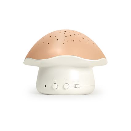 PABOBO - Projektor koos melody STAR MUSHROOM 3xAA lõheroosa