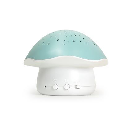 PABOBO - Projektor meloodiaga STAR MUSHROOM 3xAA sinine