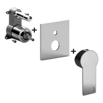 Paffoni - dušisegisti peidetud paigalduseks TANGO, läikiv kroom