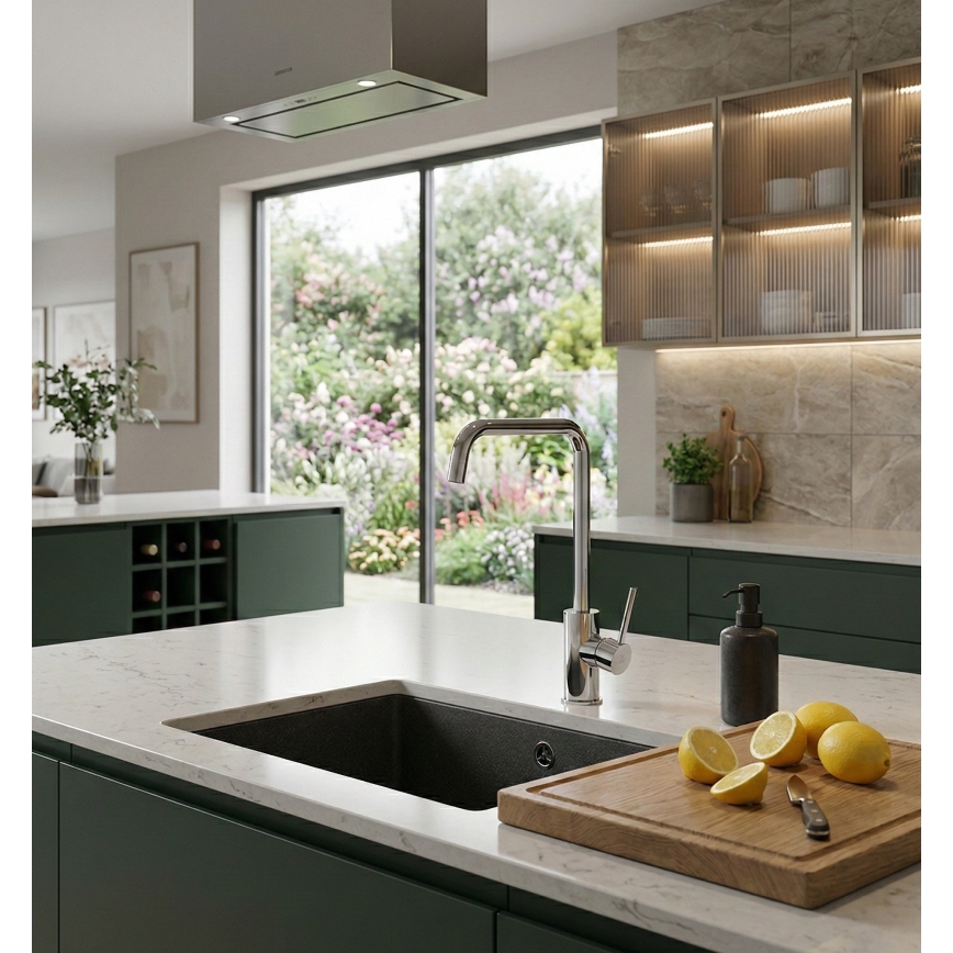 Paffoni - Köögisegisti LIGHT 32,6 cm läikiv kroom