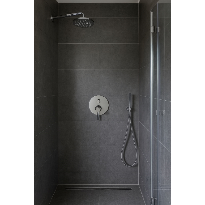 Paffoni - LIGHT peidetav dušisegisti, läikiv kroom