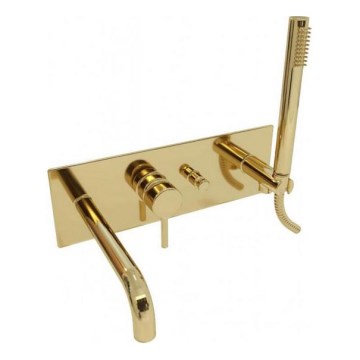 Paffoni - LIGHT peidetava paigalduse dušikomplekt, kuldne