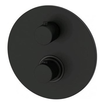 Paffoni - LIGHT termostaatiline dušisegisti must