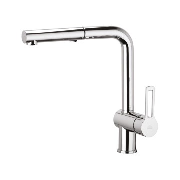 Paffoni - RINGO köögisegisti väljatõmmatava pihustiga, 29,2 cm