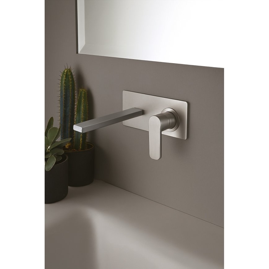 Paffoni - TANGO peidetav valamu segisti, roostevaba teras