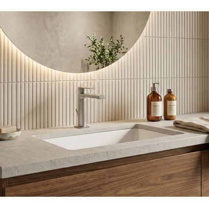 Paffoni - valamu segisti + äravool TANGO roostevaba teras