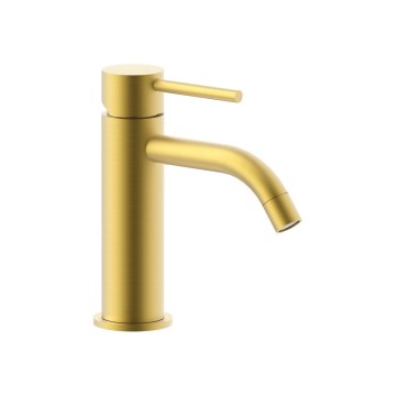 Paffoni - Valamu segisti LIGHT, harjatud kuldne viimistlus