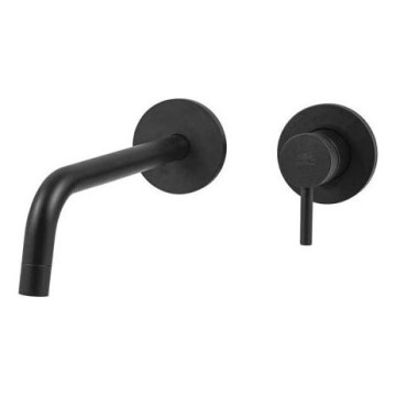 Paffoni - valamu segisti peidetava paigaldusega LIGHT, must