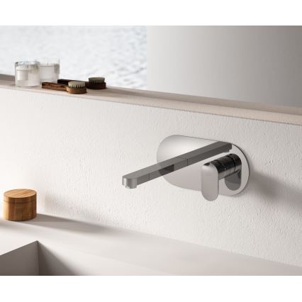 Paffoni - valamu segisti peidetud paigalduseks CANDY, läikiv kroom