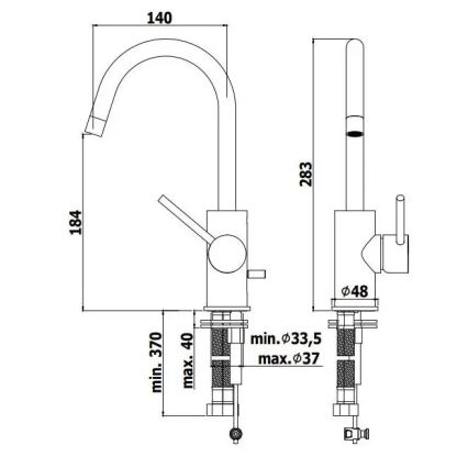 Paffoni - Valamusegisti LIGHT läikiv kroom