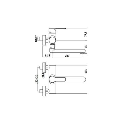 Paffoni - Valamusegisti RED läikiv kroom