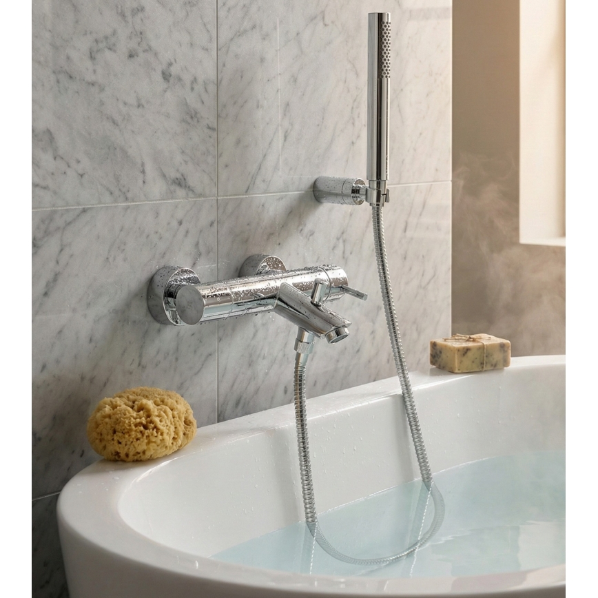 Paffoni - vannikomplekt LIGHT läikiv kroom