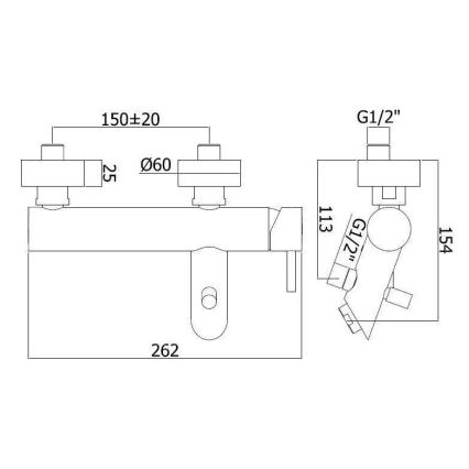 Paffoni - vannisegisti LIGHT EXCLUSIVE kuldne