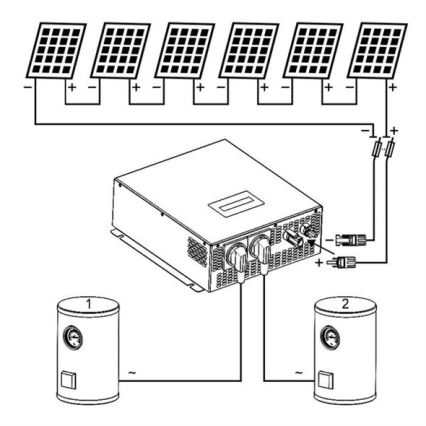 Päikeseenergia inverter vee soojendamiseks ECO Solar Boost MPPT-3000 3,5kW PRO