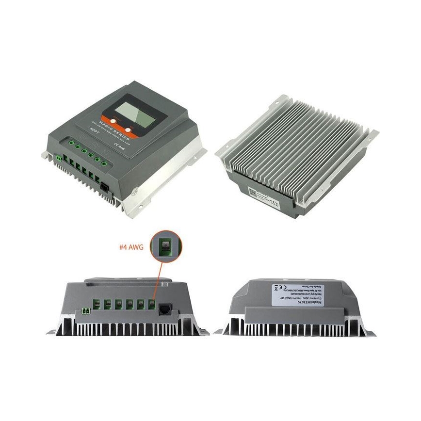 Päikeseenergia laadimisregulaator MPPT MT3075 12/24V/30A