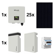 Päikesepaneeli tarvikute komplekt: SOLAX Power - 10kWp JINKO + 15kW SOLAX muundur 3f + 11,6 kWh aku