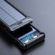 Päikesepaneeliga akupank koos taskulambi ja kompassiga 10000mAh 3,7V