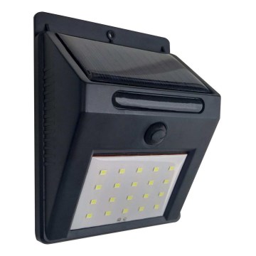 Päikesepaneeliga LED seinavalgusti LED/3W IP44