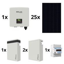 Päikesepaneelitarvikute komplekt: SOLAX Power - 10kWp JINKO + 10kW SOLAX muundur 3f + 17,4 kWh aku