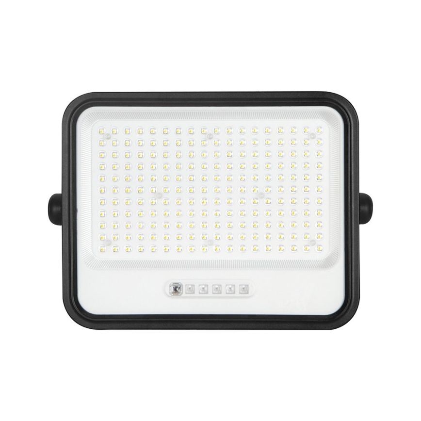 LED hämardatav päikesepaneeliga reflektor LED/400W/3,2V 2000-8000K IP65 20000 mAh must + kaugjuhtimispult