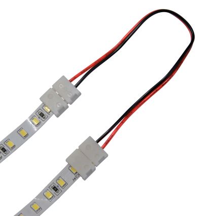 Paindlik kahepoolne kandiline ühendus 2 kontaktiga LED ribad 8 mm