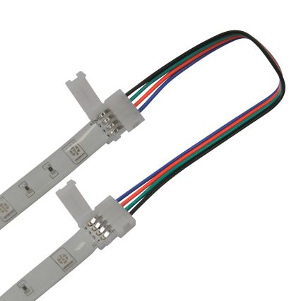 Paindlik kahepoolne ühendus esemele RGB LED ribad 4 kontaktiga 10 mm