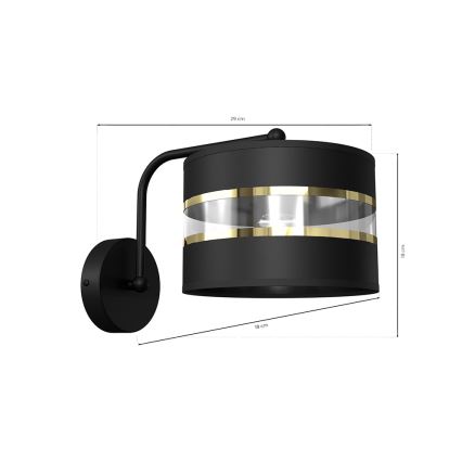 Paindlik lamp ULTIMO 1xE27/60W/230V must