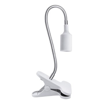 Paindlik laualamp klambriga CLIP 1xE27/30W/230V valge