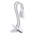 Paindlik laualamp klambriga taimede kasvatamiseks PLANTY 2xE27/30W/230V valge