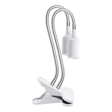 Paindlik laualamp klambriga taimede kasvatamiseks PLANTY 2xE27/30W/230V valge
