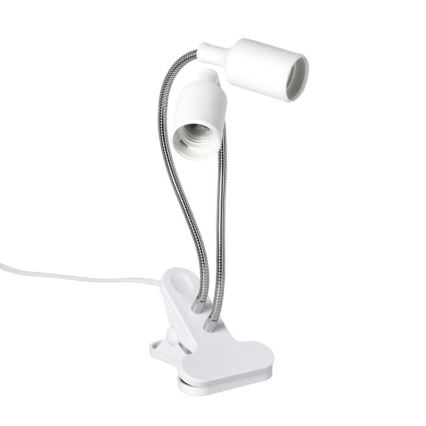 Paindlik laualamp klambriga taimede kasvatamiseks PLANTY 2xE27/30W/230V valge