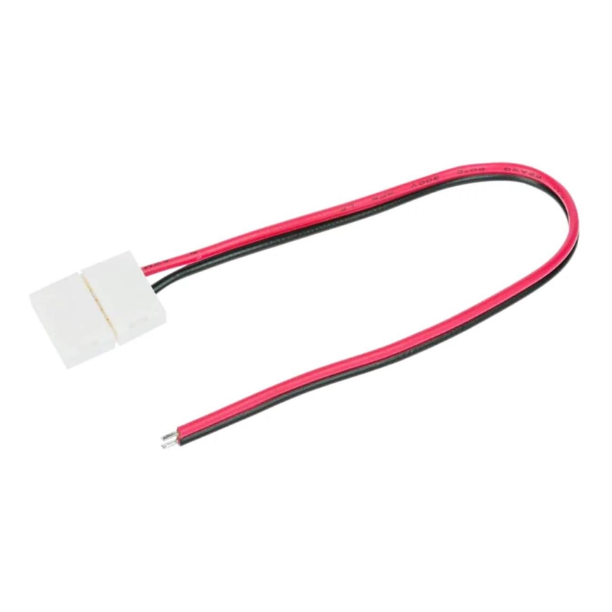 Paindlik ühepoolne konnektor 2-kontatliste LED ribade jaoks 10 mm
