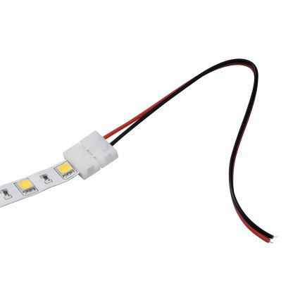 Paindlik ühepoolne konnektor 2-kontatliste LED ribade jaoks 10 mm