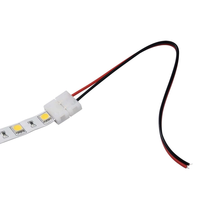 Paindlik ühepoolne konnektor 2-kontatliste LED ribade jaoks 10 mm